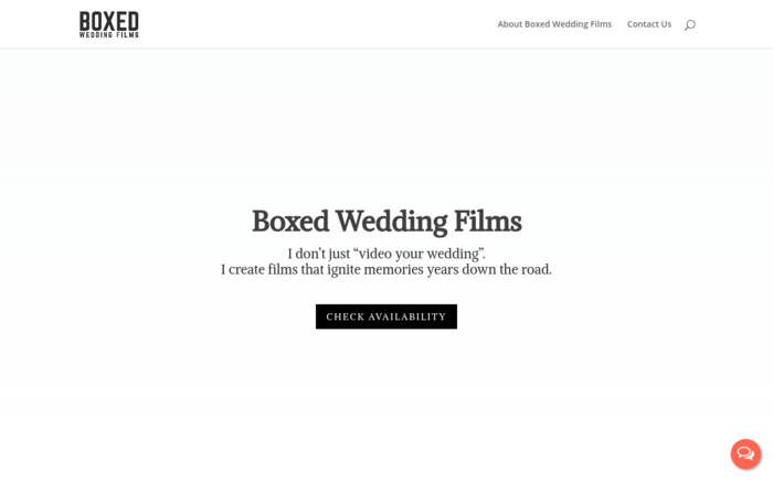 Boxed Wedding Films
